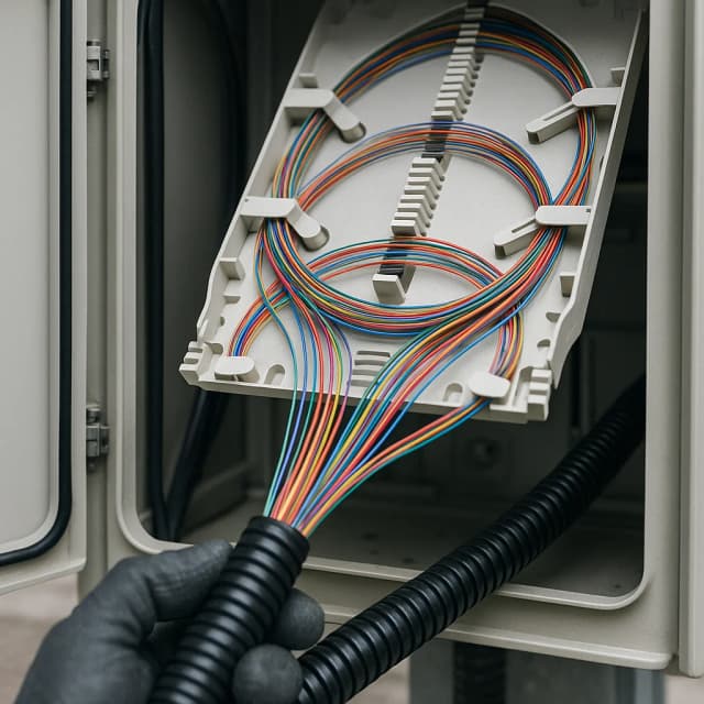 Câblage fibre optique haute performance