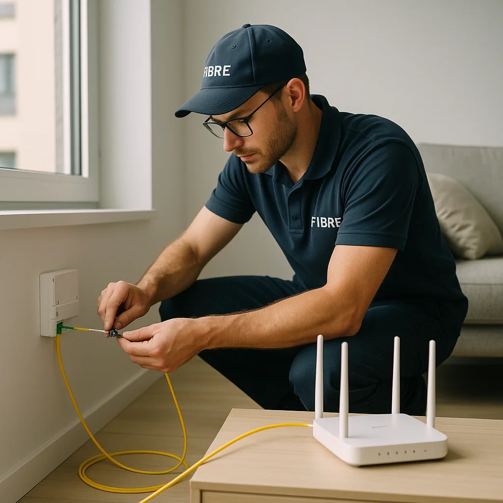 Installation Fibre à Domicile - Fibre Grand Est
